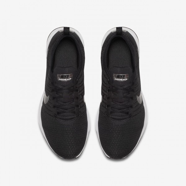 Nike Dualtone Racer Freizeitschuhe Jungen Schwarz Weiß 210-57030