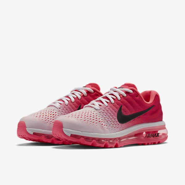 Nike Air Max 2017 Laufschuhe Damen Weiß Rosa Schwarz 416-59054