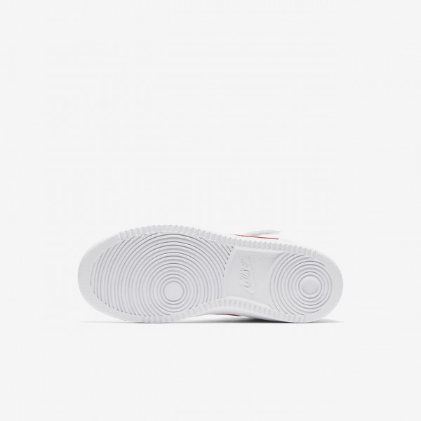 Nike Court Borough Mid Freizeitschuhe Mädchen Weiß Rosa Pink 185-73993