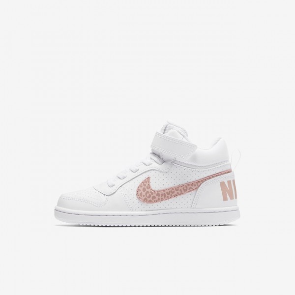 Nike Court Borough Mid Freizeitschuhe Mädchen Wei...