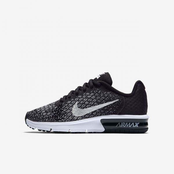 Nike Air Max Sequent 2 Laufschuhe Mädchen Schwarz...