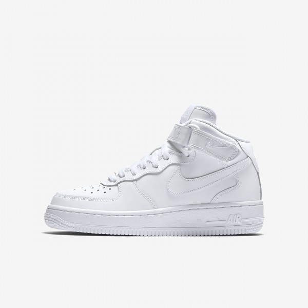 Nike Air Force 1 Mid 06 Freizeitschuhe Jungen Wei�...