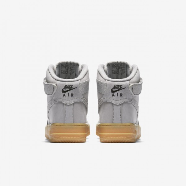 Nike Air Force 1 high Wb Freizeitschuhe Jungen Grau Schwarz Hellbraun 253-27071